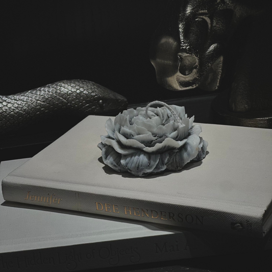 Peony Candle - Black