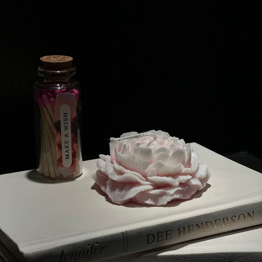 Peony Candle - Pink