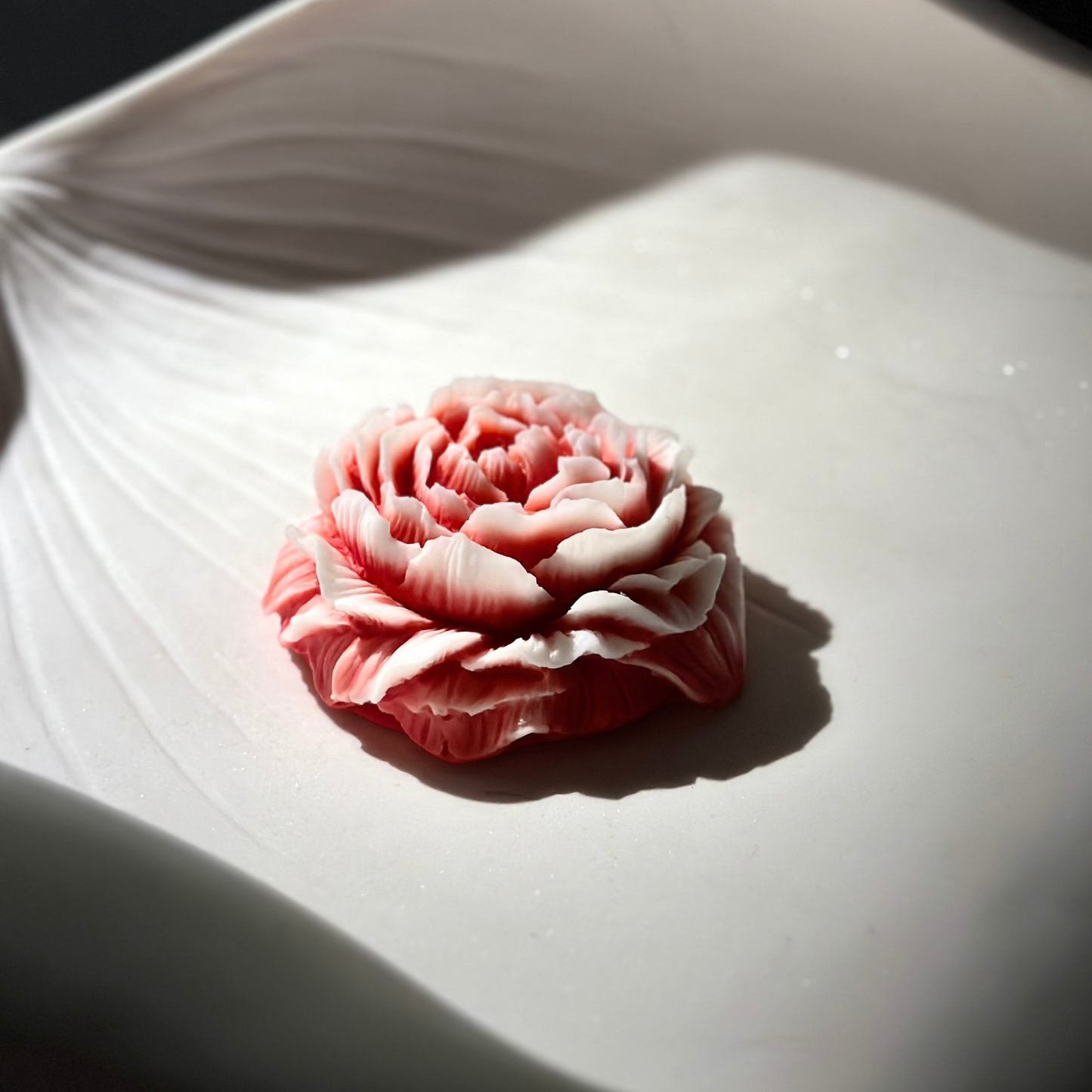 Peony Candle - Red