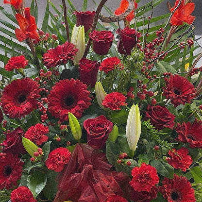 Radiant Red Splendor Arrangement